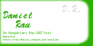 daniel rau business card